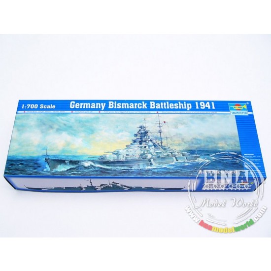 1/700 Germany Bismarck Battleship 1941