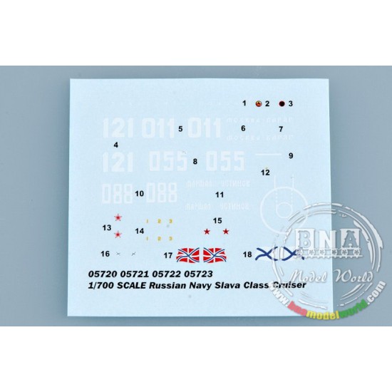 1/700 Russian Navy Slava Class Cruiser Marshal Ustinov 1/700 Russian Navy Slava Class Cruiser Marshal Ustinov