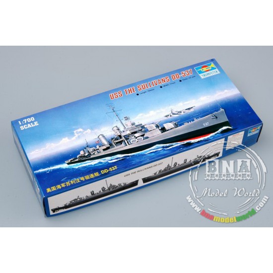 1/700 USS THE SULLIVANS DD-537 1/700 USS THE SULLIVANS DD-537