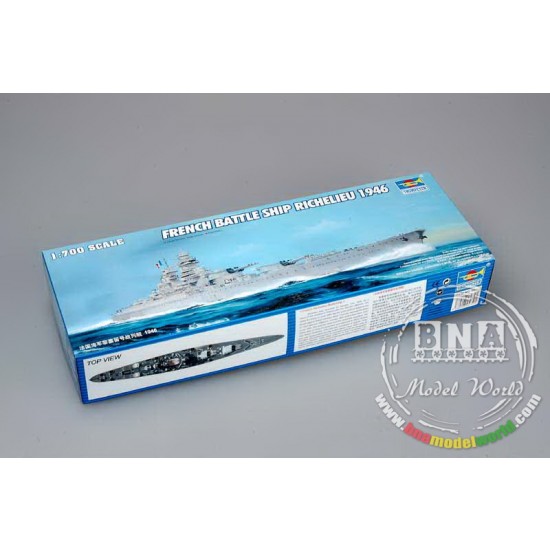 1/700 French Battleship Richelieu (1946) 1/700 French Battleship Richelieu (1946)