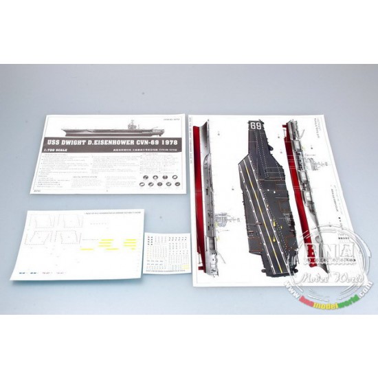 1/700 USS Dwight D.Eisenhower CVN-69 1978 1/700 USS Dwight D.Eisenhower CVN-69 1978