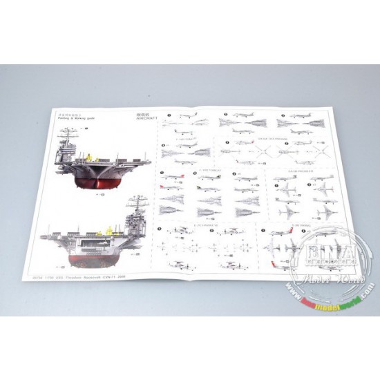 1/700 USS THEODORE ROOSEVELT CVN-71 2006 1/700 USS THEODORE ROOSEVELT CVN-71 2006