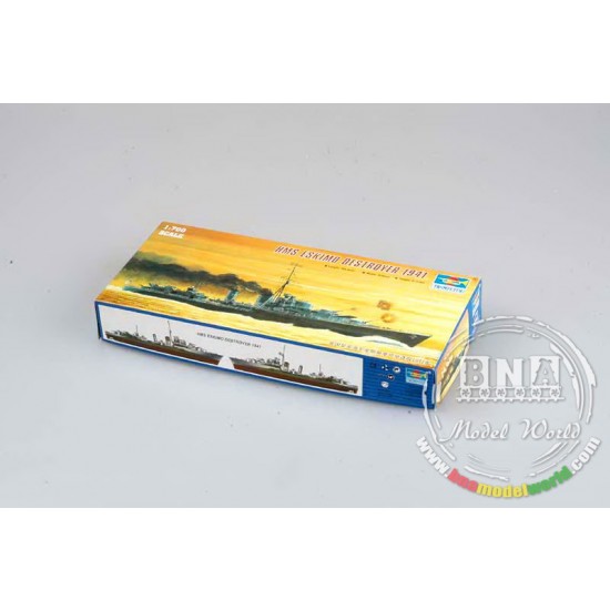 1/700 Tribal-class destroyer HMS Eskimo (F75)1941 1/700 Tribal-class destroyer HMS Eskimo (F75)1941