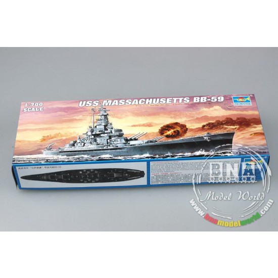 1/700 USS Massachusetts (BB-59) 1/700 USS Massachusetts (BB-59)