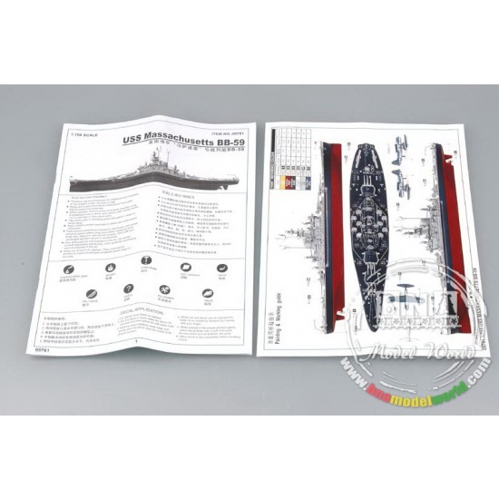 1/700 USS Massachusetts (BB-59) 1/700 USS Massachusetts (BB-59)
