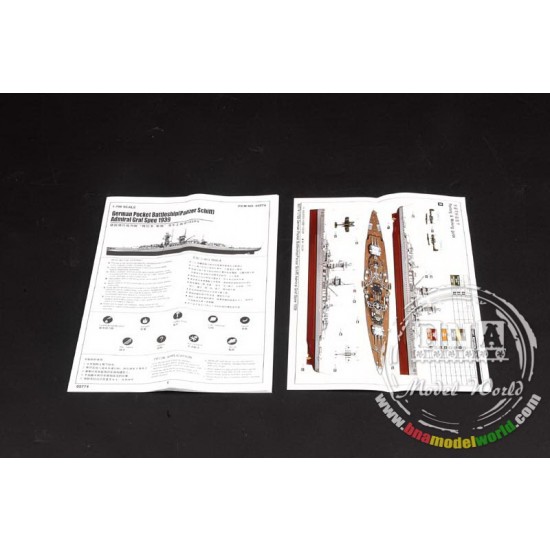 1/700 German Pocket Battleship Admiral Graf Spee 1939 1/700 German Pocket Battleship Admiral Graf Spee 1939