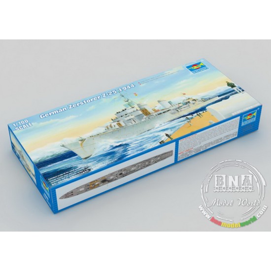 1/700 German Zerstorser Z-25 1944 1/700 German Zerstorser Z-25 1944