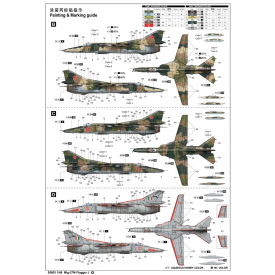 1/48 Mikoyan MiG-27M Flogger J 1/48 Mikoyan MiG-27M Flogger J