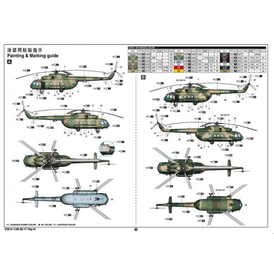 1/48 Mil Mi-17 Hip-H Helicopter 1/48 Mil Mi-17 Hip-H Helicopter