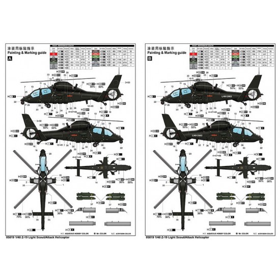 1/48 Z-19 Light Scout/Attack Helicopter 1/48 Z-19 Light Scout/Attack Helicopter