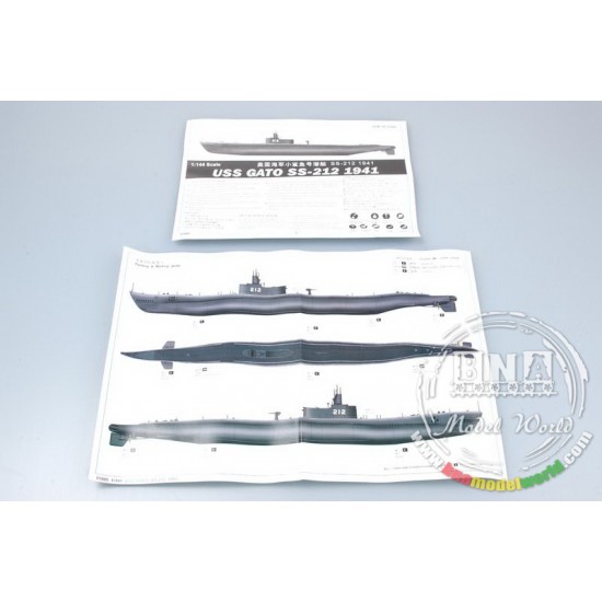 1/144 USS GATO SS-212 1941 1/144 USS GATO SS-212 1941