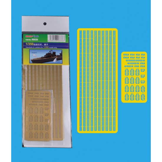 1/350 Handrails and Ladders (2 Photo-Etched Sheets) 1/350 Handrails and Ladders (2 Photo-Etched Sheets)
