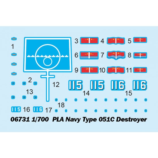 1/700 PLA Navy Type 051C Destroyer 1/700 PLA Navy Type 051C Destroyer
