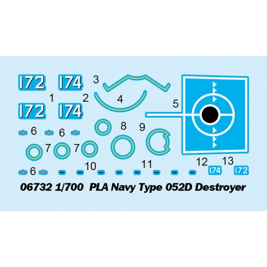 1/700 PLA Navy Type 052D Destroyer 1/700 PLA Navy Type 052D Destroyer