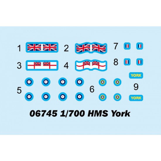1/700 HMS York Heavy Cruiser 1/700 HMS York Heavy Cruiser