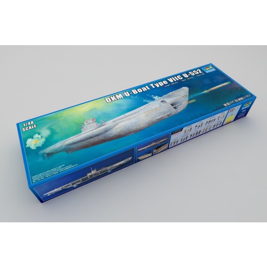 1/48 German Type VIIC U-Boat U-552 1/48 German Type VIIC U-Boat U-552