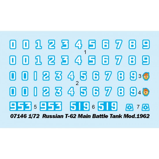 1/72 Russian T-62 Main Battle Tank Mod 1962 1/72 Russian T-62 Main Battle Tank Mod 1962