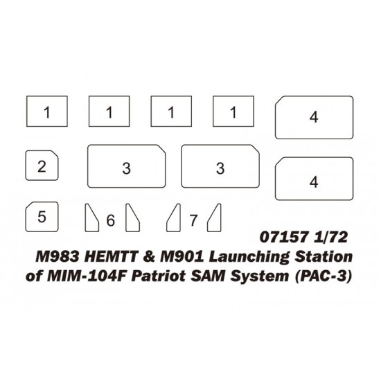 1/72 M983 HEMTT & M901 Launching Station of MIM-104F Patriot SAM System (PAC-3) 1/72 M983 HEMTT & M901 Launching Station of MIM-104F Patriot SAM System (PAC-3)