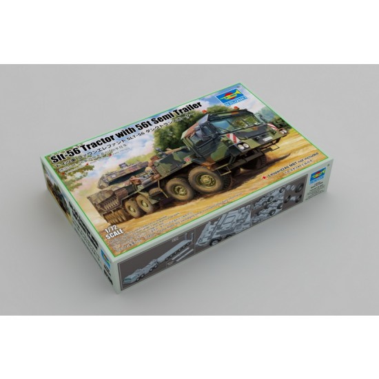 1/72 Slt-56 Tractor with 56t Semi Trailer 1/72 Slt-56 Tractor with 56t Semi Trailer