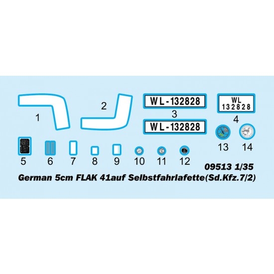 1/35 German 5cm FLAK 41 auf Selbstfahrlafette (SdKfz.7/2) 1/35 German 5cm FLAK 41 auf Selbstfahrlafette (SdKfz.7/2)