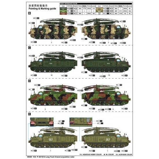 1/35 P-40/1S12 Long Track S-band Acquisition Radar 1/35 P-40/1S12 Long Track S-band Acquisition Radar