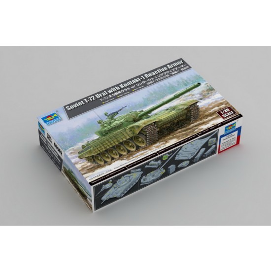 1/35 Soviet T-72 Ural with Kontakt-1 Reactive Armo 1/35 Soviet T-72 Ural with Kontakt-1 Reactive Armo