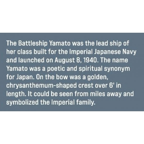 1/200 IJN Battleship Yamato #MCTA140 1/200 IJN Battleship Yamato #MCTA140