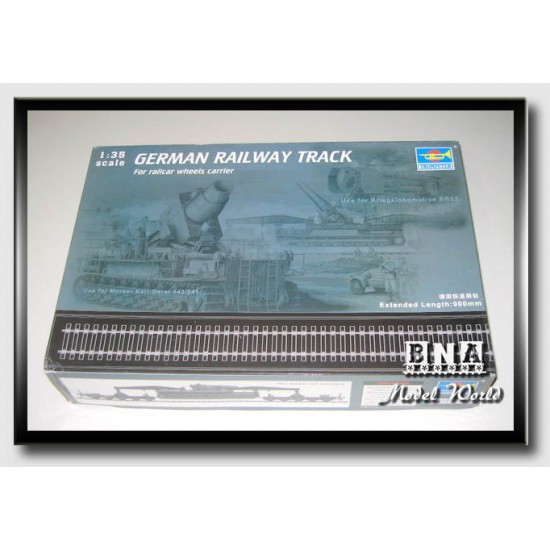 1/35 German Railway Track for Railcar Wheels Carrier 1/35 German Railway Track for Railcar Wheels Carrier