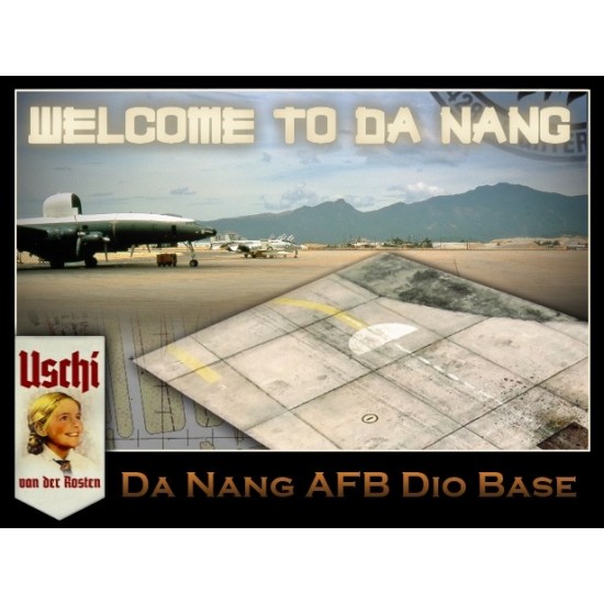 1/72 Diorama Scenic Display: Da Nang AFB, Vietnam (Tarmac sheet)