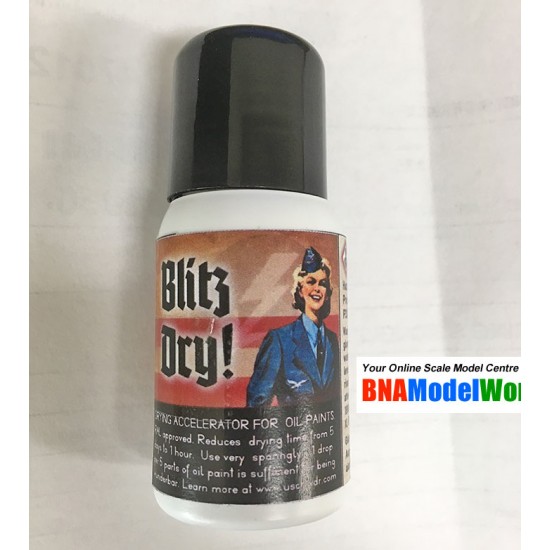 Blitz Dry - Drying Accelerator for Oil Paints (30ml)