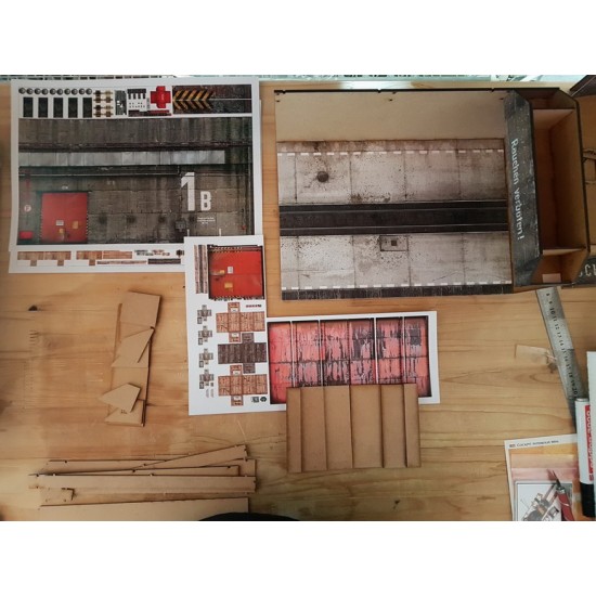 1/72 REIHMAG Werk Lachs MDF Diorama Display kit