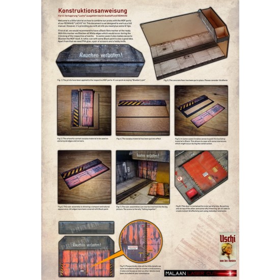 1/72 REIHMAG Werk Lachs MDF Diorama Display kit 1/72 REIHMAG Werk Lachs MDF Diorama Display kit