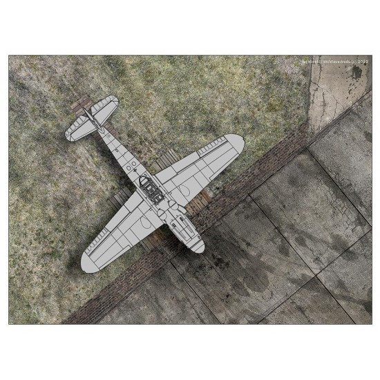 1/72 Diorama Scenic 3D Display Dessau Luftwaffe Hardstand Standard 1/72 Diorama Scenic 3D Display Dessau Luftwaffe Hardstand Standard