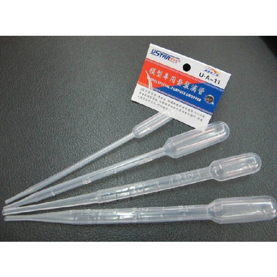3ml, 2ml, 1ml, 0.5ml Soft Plastic Droppers (1pc for each size) 3ml, 2ml, 1ml, 0.5ml Soft Plastic Droppers (1pc for each size)