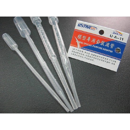 3ml, 2ml, 1ml, 0.5ml Soft Plastic Droppers (1pc for each size) 3ml, 2ml, 1ml, 0.5ml Soft Plastic Droppers (1pc for each size)