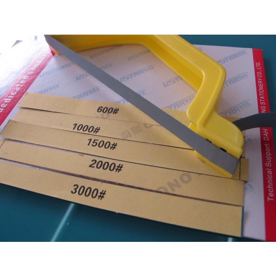 Arched Sanders / Sandpaper Grips (with Sandpaper Strips) (3pcs) Arched Sanders / Sandpaper Grips (with Sandpaper Strips) (3pcs)