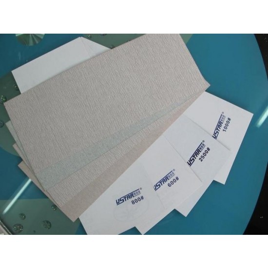 Self-Adhesive Sandpaper Sheets (4pcs: 1x #600, 1x #800, 1x #1000 & 1x #2500) Self-Adhesive Sandpaper Sheets (4pcs: 1x #600, 1x #800, 1x #1000 & 1x #2500)