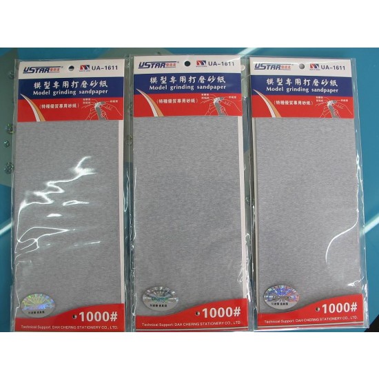 Self-Adhesive Sandpaper Sheets (4pcs: 4x #1000) Self-Adhesive Sandpaper Sheets (4pcs: 4x #1000)