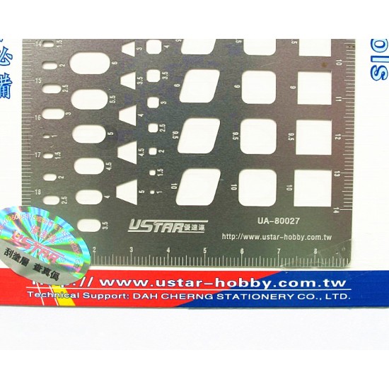 Photo-etched Engraved Line Tool - Quadrangular Photo-etched Engraved Line Tool - Quadrangular