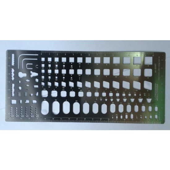 Photo-etched Engraved Line Tool - Quadrangular Photo-etched Engraved Line Tool - Quadrangular