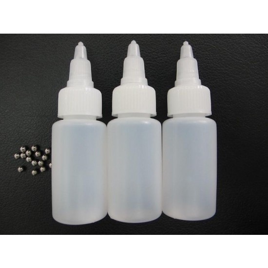 Paint Mixing / Empty Bottles (30ml x 3pcs) with Mixing Balls Paint Mixing / Empty Bottles (30ml x 3pcs) with Mixing Balls