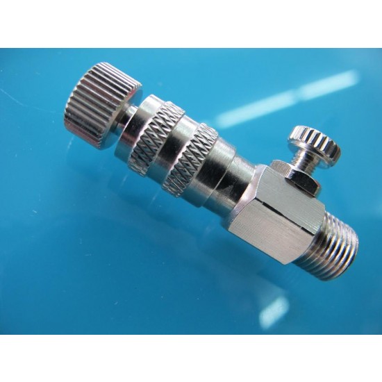 Airbrush Quick Release Disconnect Coupling Adaptor (1/8) Air Flow Adjustment/Control Airbrush Quick Release Disconnect Coupling Adaptor (1/8) Air Flow Adjustment/Control