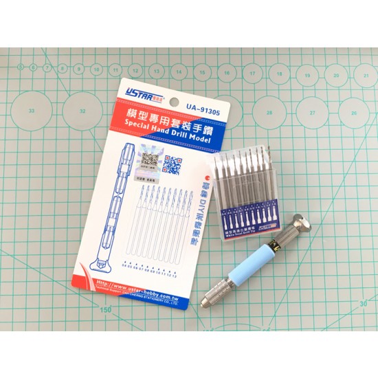 Modelling Hand Drill Set with Drill Bits Modelling Hand Drill Set with Drill Bits