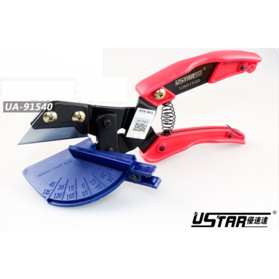 Muti-angle Long Blade Cuting Pliers w/Spring & Protractor Muti-angle Long Blade Cuting Pliers w/Spring & Protractor