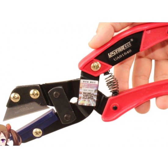 Muti-angle Long Blade Cuting Pliers w/Spring & Protractor Muti-angle Long Blade Cuting Pliers w/Spring & Protractor