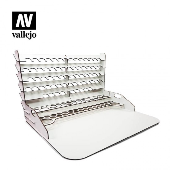 Paint Display & Work Station (50x37cm) w/Vertical Storage Paint Display & Work Station (50x37cm) w/Vertical Storage