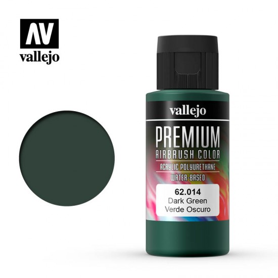 Premium Colour Acrylic Paint -  Dark Green (60ml)