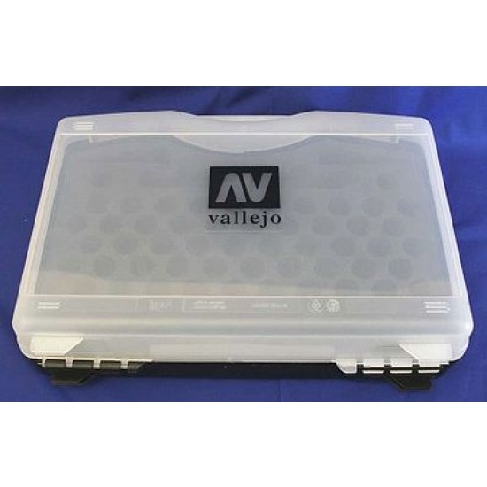 Empty Plastic Storage Case for Paints and Brushes Empty Plastic Storage Case for Paints and Brushes