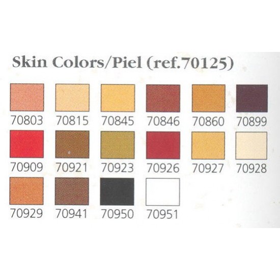 Model Colour Paint Set - Face & Skin Tones (16 x 17ml) Model Colour Paint Set - Face & Skin Tones (16 x 17ml)