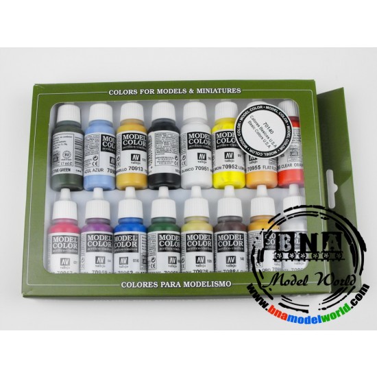 Model Colour Paint Set - Basic Colours USA (16 x 17ml) Model Colour Paint Set - Basic Colours USA (16 x 17ml)